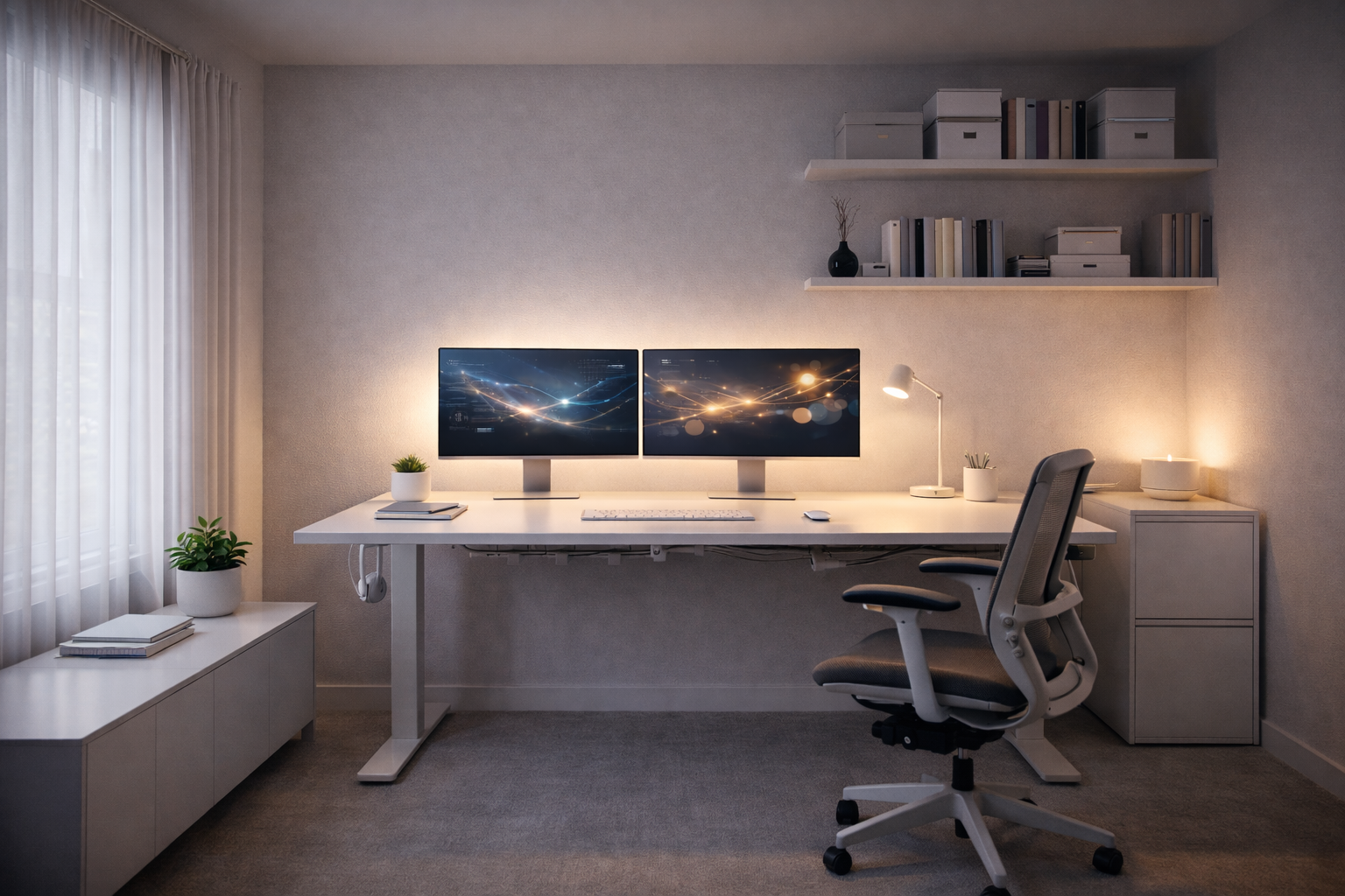 Complete Home Office Workspace